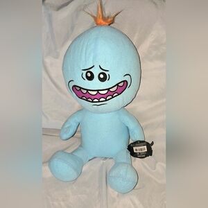 Rick And Morty Mr. Meeseeks 15" Stuffed Large Plushie Cartoon Network
